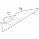 Hyundai 85860-C1000-VPP Trim Assembly-Rear Pillar RH
