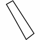 Hyundai 86393-G3000 Tape-Rear Door Frame Black Rear,RH