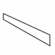 Hyundai 86391-G3000 Black Tape-Rear Door Front,RH