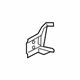 Hyundai 83472-S8000 RETAINER-RR Dr Latch LH