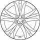 Hyundai 52910-2M030 Rear Alloy Wheel