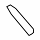 Hyundai 86393-0U200 Tape-Rear Door Frame Black Rear,RH