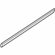 Hyundai 83231-26000 Weatherstrip-Rear Door Belt Inside LH