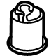 Hyundai 55418-L1000 Bushing-Crossmember