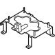 Hyundai 37554-P0000 BRACKET-POWER RELAY MOUNTING