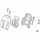 Hyundai 88300-B1060-PHR Back Assembly-Front Seat Driver