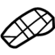 Hyundai 89294-N9000-NNB Knob-Recliner,RH