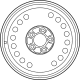 Hyundai 52919-L0950 Wheel Assembly-Temporary