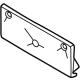 Hyundai 86529-N9010 MOULDING-FRT BPR License Plate