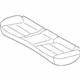 Hyundai 89150-G2101 Pad Assembly-Rear Seat Cushion