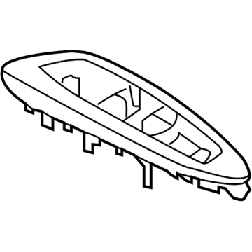 Hyundai 93572-J3050-4X Power Window Main Bezel 93572-J3050-4X Hyundai Power Window Main Bezel Illustration 1 of 1