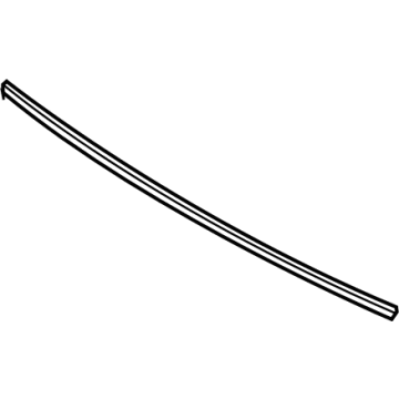 87378-D2500 Hyundai Back Panel Moulding Pad Illustration 1 of 1