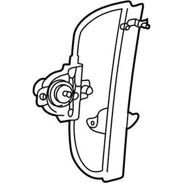 2003 Hyundai Accent Window Regulator - 82401-25000