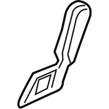 Hyundai 89050-D3000-TRY Cover-2ND Cushion Outer Outside,LH 89050-D3000-TRY Hyundai Cover-2ND Cushion Outer Outside,LH Illustration 1 of 1