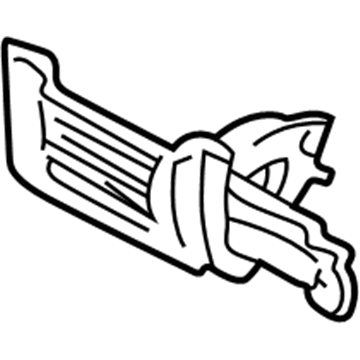 Hyundai 84755-26000 Panel Assembly-Lower Crash Pad Reinforcement 84755-26000 Hyundai Panel Assembly-Lower Crash Pad Reinforcement Illustration 1 of 1