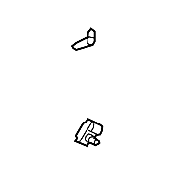 Hyundai 97224-P2000 Arm-Vent Door 97224-P2000 Hyundai Arm-Vent Door Illustration 1 of 1
