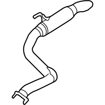 28750-4D100 Hyundai Pipe-Tail Illustration 1 of 1