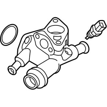 Hyundai 25600-2E271 Coolant Temperature Control Assembly 25600-2E271 Hyundai Coolant Temperature Control Assembly Illustration 1 of 1