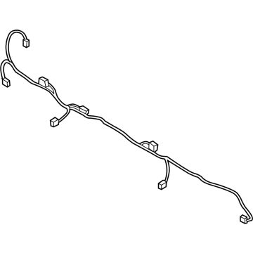 91880-PI040 Hyundai Rear Bumper Wiring Harness Illustration 1 of 1