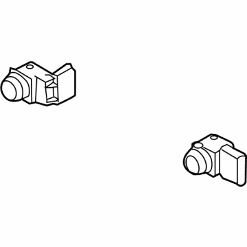 Hyundai 99311-PI100-CA Ultrasonic Unit 99311-PI100-CA Hyundai Ultrasonic Unit Illustration 1 of 1