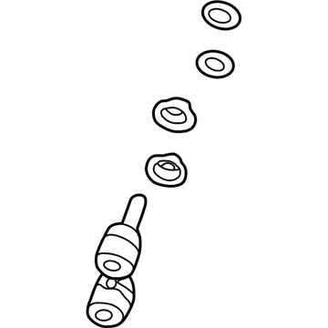Hyundai 54830-2D000-AS Link Assembly-Front Stabilizer 54830-2D000-AS Hyundai Link Assembly-Front Stabilizer Illustration 1 of 1