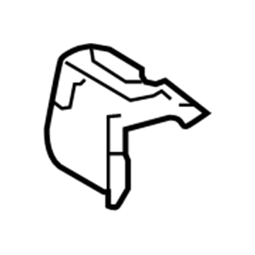 Hyundai 81359-1R000 Cover-Front Door Latch,RH 81359-1R000 Hyundai Cover-Front Door Latch,RH Illustration 1 of 1