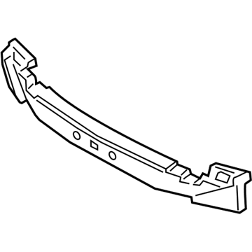86520-F3500 Hyundai Front Bumper Energy Absorber Illustration 1 of 1