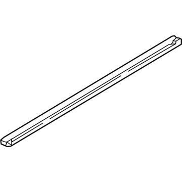 83231-D3000 Hyundai Rear Door Belt Weatherstrip Inside Left Hand Illustration 1 of 1