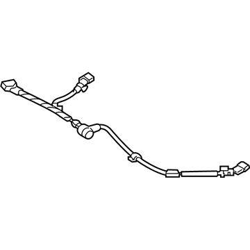 Hyundai 89570-D3000 Wiring Harness-Rear Seat 89570-D3000 Hyundai Wiring Harness-Rear Seat Illustration 1 of 1