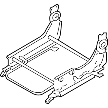 88500-2E020 Hyundai Front Driver Seat Track Assembly Illustration 1 of 1