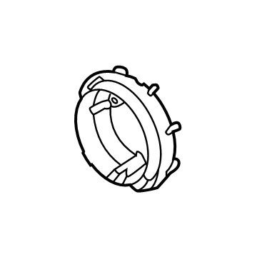 Hyundai 924B1-BC100 HOLDER-MIOSTURE ABSORBENT 924B1-BC100 Hyundai HOLDER-MIOSTURE ABSORBENT Illustration 1 of 1