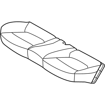 2013 Hyundai Accent Seat Cushion - 89100-1R100-N2F