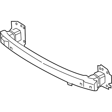 64900-K9100 Hyundai Front Bumper Beam Complete Illustration 1 of 1