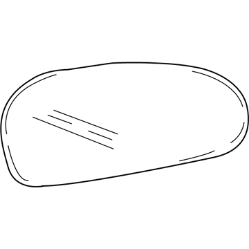 2001 Hyundai Accent Car Mirror - 87611-25700