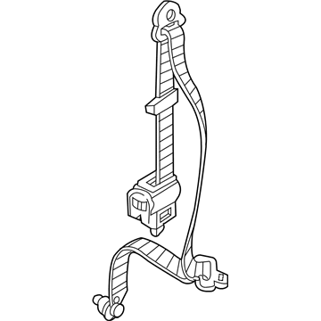 2007 Hyundai Entourage Seat Belt - 89820-4D500-CS