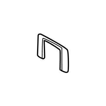 86647-BE000 Hyundai STAY-RR BUMPER,LH Illustration 1 of 1