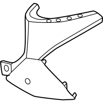 866A6-BE010--AS Hyundai COVER ASSY-RR BUMPER UPR,RH Illustration 1 of 1