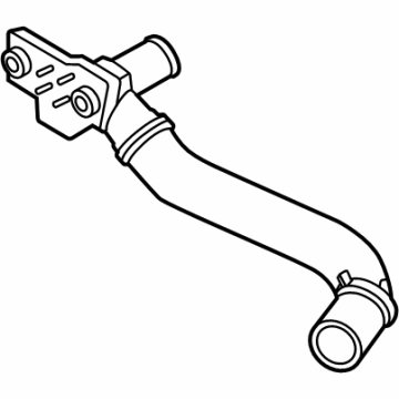 Hyundai 25327-BE000 FILLER NECK & HOSE ASSY-RAD 25327-BE000 Hyundai FILLER NECK & HOSE ASSY-RAD Illustration 1 of 1
