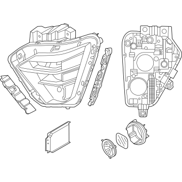 2025 Hyundai Kona Headlight - 92101-BE120