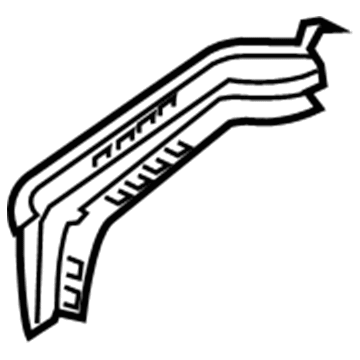 97171-H9000 Hyundai Heater Core Cover Illustration 1 of 1