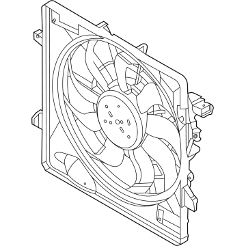2021 Hyundai Santa Fe Cooling Fan Assembly - 25380-P2040