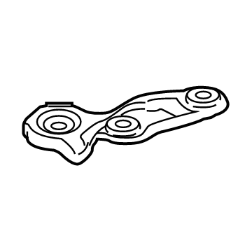 Hyundai 62476-S2000 Stay Left Hand 62476-S2000 Hyundai Stay Left Hand Illustration 1 of 1