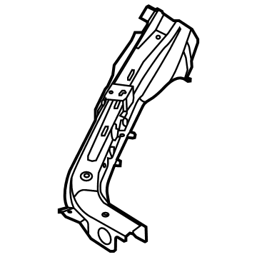 Hyundai 641B1-L1000 REINF Assembly-Lamp Support UPR,RH 641B1-L1000 Hyundai REINF Assembly-Lamp Support UPR,RH Illustration 1 of 1