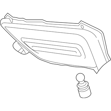 92406-S1000 Hyundai Lamp Assembly-Back Up,RH Illustration 1 of 1