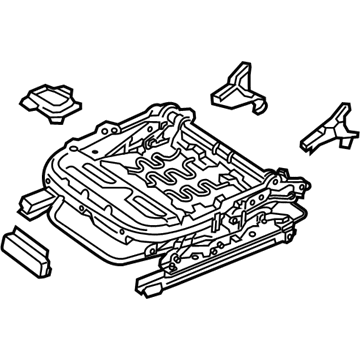 Hyundai 88600-G2550-T9Y Right Hand Track Assembly 88600-G2550-T9Y Hyundai Right Hand Track Assembly Illustration 1 of 1