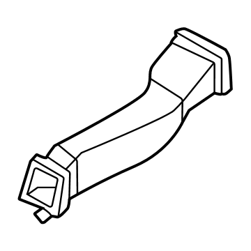 97010-N9010 Hyundai Duct Assembly-RR Vent Illustration 1 of 1