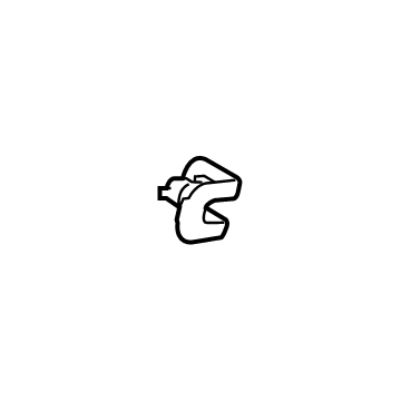 89391-K2000-NNB Hyundai Cover Assembly-RR Back Latch Illustration 1 of 1