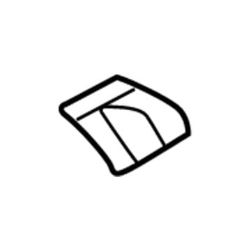 Hyundai 71384-A5000 Gusset-Roof,RH 71384-A5000 Hyundai Gusset-Roof,RH Illustration 1 of 1