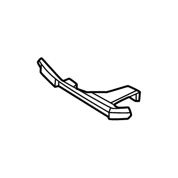 86625-AAAA0 Hyundai BRACKET-RR BUMPER NO.1 Illustration 1 of 1