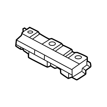 Hyundai 86627-AANA0 BRACKET-RR BUMPER SIDE,LH 86627-AANA0 Hyundai BRACKET-RR BUMPER SIDE,LH Illustration 1 of 1